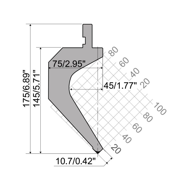 TOP.175.85.R08 Type R1 Punches Rolleri S.p.A.